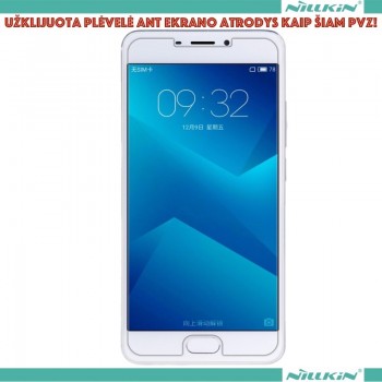 Skaidri ekrano plėvelė Nillkin crystal serijos (MEIZU M5 NOTE) Skaidri ekrano plėvelė Nillkin crystal serijos (MEIZU M5 NOTE)